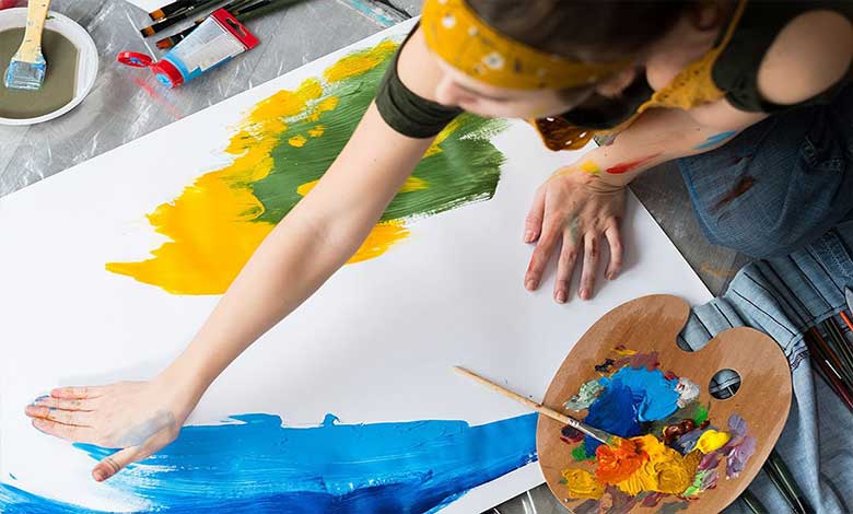 استفاده از نقاشی درمانی برای تسکین استرس
